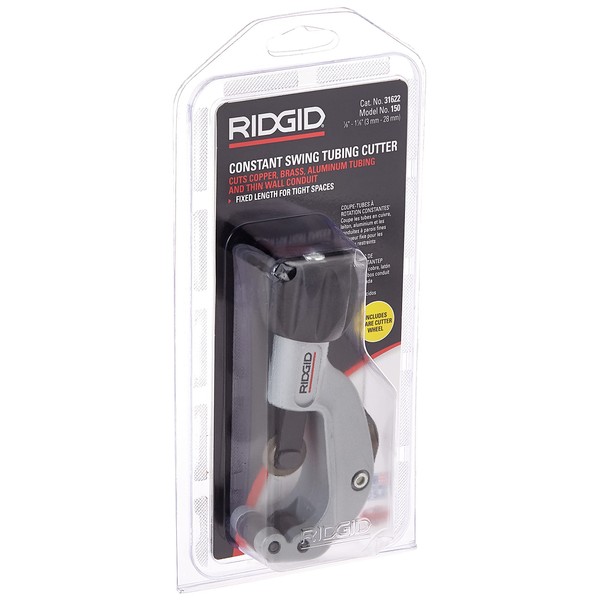 RIDGID 31622 Model 150 Constant Swing Tubing Cutter, 1/8-inch to 1-1/8-inch Tube Cutter