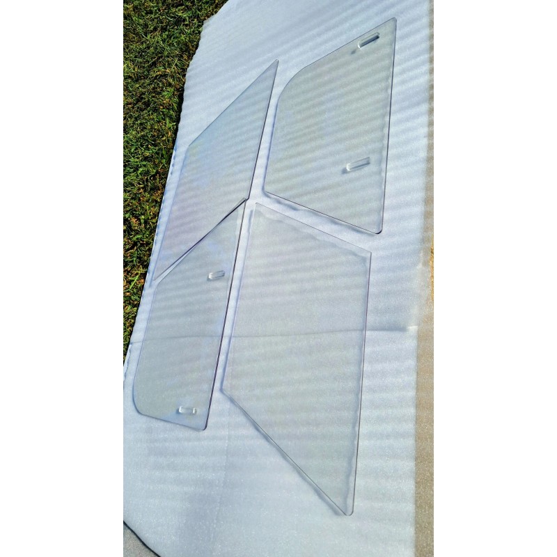 DAXCNC MG MGA NEW SIDE CURTAIN SLIDING WINDOWS SET 1956-1962