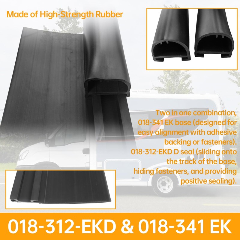Combo RV Slide Out Seal | 018-312-EKD & 018-341 EK