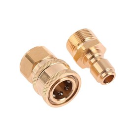 1セット 3/8 M22 アダプター 高圧洗浄機用水出口セット クイックコネクトキット M22 高圧洗浄機パイプジョイント用
