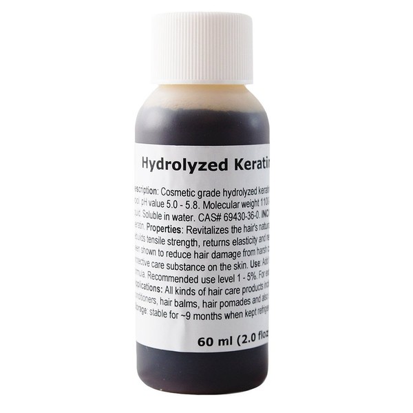 MakingCosmetics - Keratin Protein, Hydrolyzed - 2.0floz / 60ml - Cosmetic Ingredient