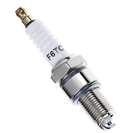 LIYYDS Spark Plug F6TC for 131-047 GX140 GX160 GX200 5.5HP 6.5HP Engine Generator BP6ES W6D W7D 139 140 GX35 Chainsaw Lawnmower Brushcutter Tractor Rototiller Water Pump Go Kart Mini Bike Snow Blower
