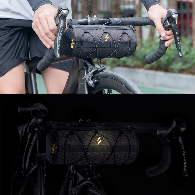 ROCKBROS Bike Handlebar Bag Bicycle Front Bag Large Capacity Cycling