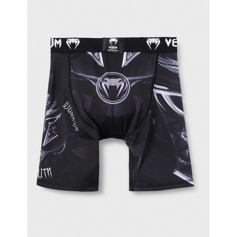 Venum Men's Gladiator 3.0 Vale Tudo Shorts XL, Black/White, X-Large