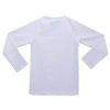 TIZAX Girls Long Sleeve Rash Vest Kids Sun Protection Swimming