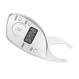 BIUDECO Portable Digital Fat Measurement Caliper Tester with Scale Handheld Skinfold Caliper Suitable for Fitness Tailoring and Health Monitoring
