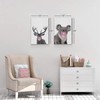 Smile Art Design Reindeer and Koala Animal Bubble Gum Art
