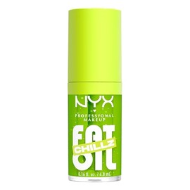 NYX Professional Makeup Fat Oil Chillz Gloss, Brillo Labial Hidratante con Efecto Refrescante hasta por 12 Horas, Sensación No Pegajosa, Fórmula Vegana, Tono Kiwi Freezie (Verde), 4.8 ml