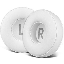 SOULWIT Earpads Replacement for Sony WH-CH500/CH510/CH520,MDR-ZX100/ZX110/ZX110NC/ZX220/XB200/ZX300/ZX330BT,MDR-V100/V150/V200/V250/V300/V400, Ear Pads Cushions for DR-BT101 (70mm PL White)