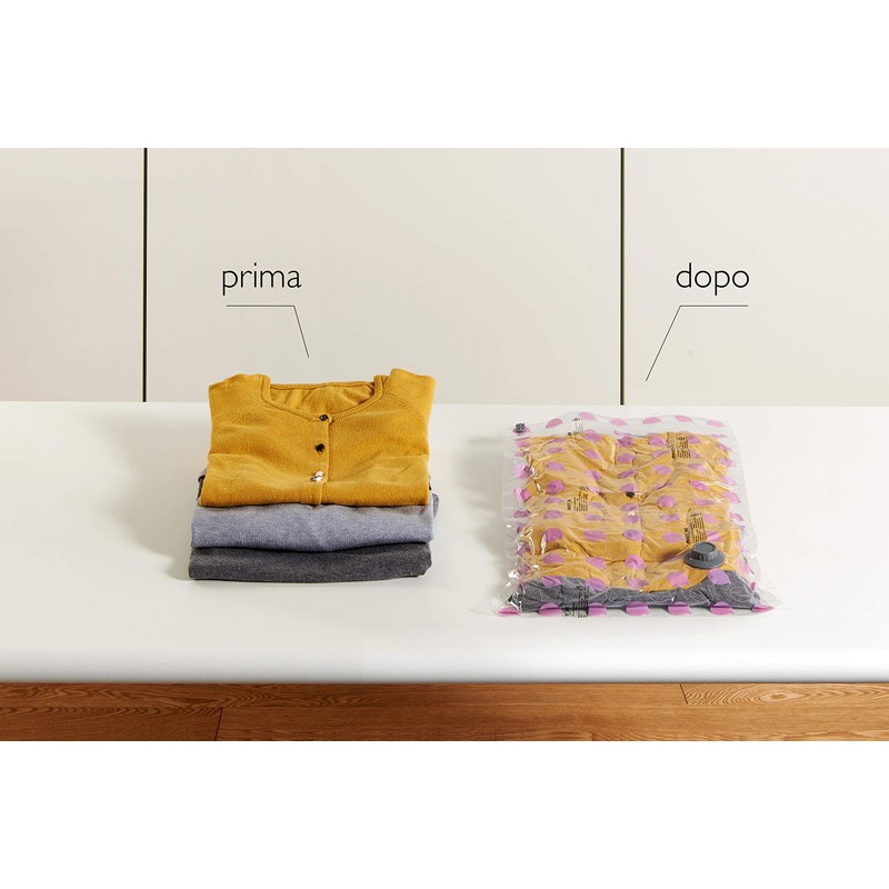 Perfetto Maße der Kompressionstasche: 50 x 70 cm. -Packung mit