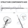 Precision Auto Labs WR17X11705 Ice Maker Dispenser Bucket Auger For