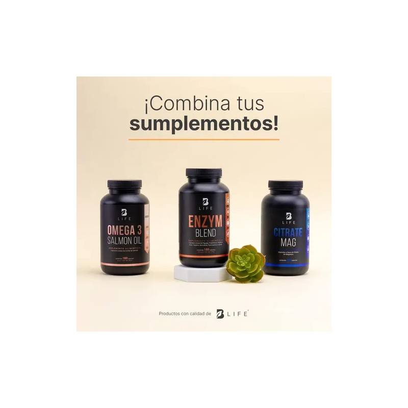 Enzimas Digestivas | 180 Cápsulas | Ingredientes Naturales | Enzym
