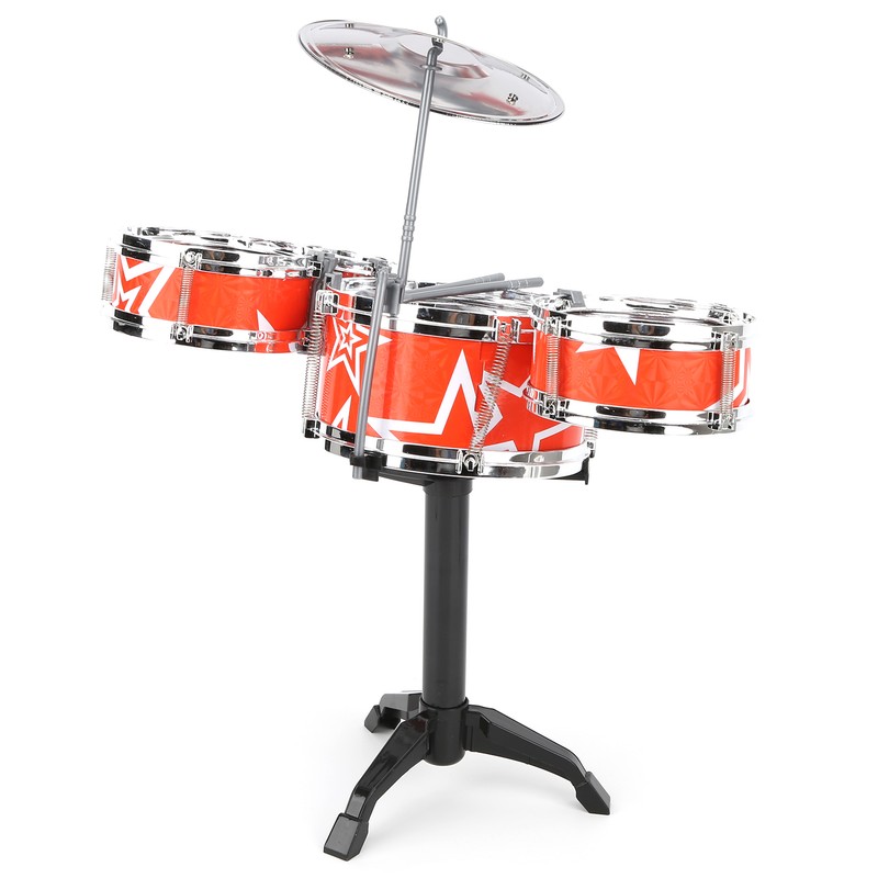 Kids Instrument Drum Set for Toddler Educational Percussion Simulation Instrument