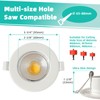 Set of 6 LED Recessed Spotlights, 7 W, Ultra Flat,