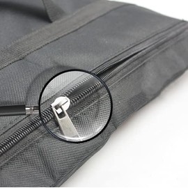 Qchomee Black A3 Art Portfolio Case Folder Waterproof Drawing Board Carrying Bag Portable Artwork Storage Artist Large Student Painting Organizer Canvas Artists Tote (MSSN0241653)