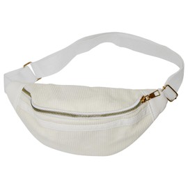 FINEASY Bum Bag, Cord Bag, Belt Bag for Men and Women, Fanny Pack Bum Bag, Festival Women's Bum Bags, Hip Bag, Bum Bag, Women's Stylish, beige, Modern simplicity