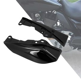 HDBUBALUS Motorcycle Mid Frame Air Deflector Heat Shields Deflector Fit for Harley Touring and Trike FLTR FLHT FLHX FLHTKL 2009-2016 Gloss Black