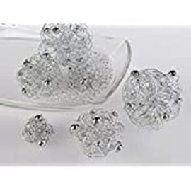 Formano Set of 3 Decorative Baubles in Silver 5/7/9 cm