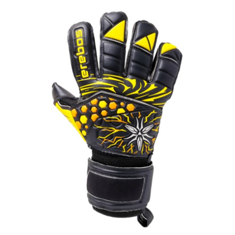 erebos 1000152 Darkness Flat PK Grip Elp 5 Goalie Gloves