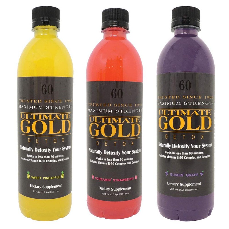 Ultimate Gold Detox Drink - 20oz / Sweet Pineapple