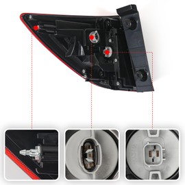 Huray Tail Light for Honda Passport 2019 2020 2021 OE Tail Lamp Brake Light Replacement (Passenger Side (Right))