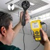 Pro HVAC 풍속계 휴대용 CFM 미터 USB 데이터를 PC Max/Avg/Min으로
