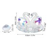 Nail Art Dappen Dish Swan Shape Crystal Cup Glass Acrylic