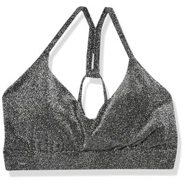 Body Glove Women's Ruth Plus Fixed Triangle Bikini Top Swimsuit with Adjustable Tie Back Detail, Available in Sizes 1X,2X,3X, Stardust Sparkle