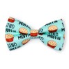 Stud Muffin Dog Bow Tie Dog Collar Accessory, Detachable Bowtie,