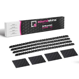 Soundskins SSK-RINGV3 Foam Speaker Ring Kit - (6) 1" High Rebound, Waterproof Acoustic Foam Strips and (4) Wave Reflection Pads