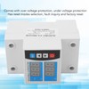 Over Under Voltage Protective Device Digital Display Protector Auto Reset