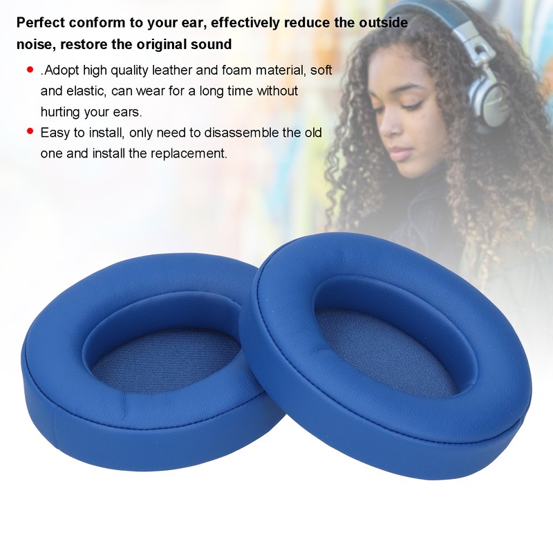 Headphone Earpad Cover Memory Foam Headset Cushion Pad Replacement for