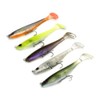 Hapihom 5PCS Soft Fishing Lures, Fishing Baits With T Shape