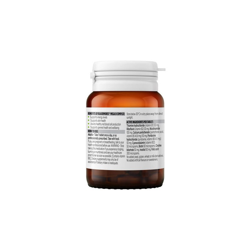 Blackmores Mega B Complex 31 Tablets