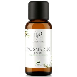 Pure Botanix - BIO Rosmarinöl - 30ml - Stimulation Haarwachstum - Rosmarinöl Haare - 100% naturrein - Rosmarin Öl hochdosiert - Haaröl - Haarausfall