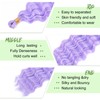 Purple Braiding Hair 18 Inch 2 Packs Long Lavender Purple