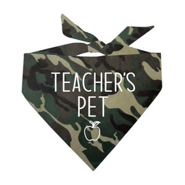 Teacher's Pet Dog Bandana (Camo, OS 388)