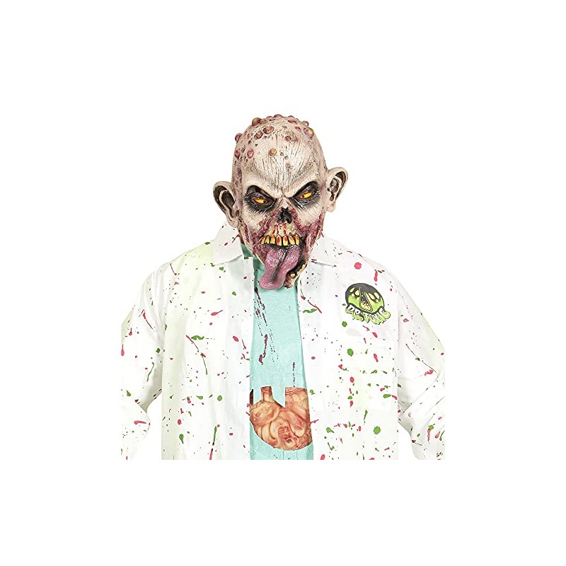 WIDMANN ? Mask Zombie Licker Mens, Pink, One Size, vd-wdm00510