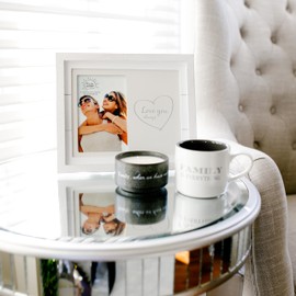 Pavilion Gift Company - Love You Always MDF Photo Frame, Holds 4” x 6” Photo, Birthday Gifts For Women, Couples Love Picture Frame, Hanging/Tabletop Photo Frame, 1 Count, 10 x 8.5-inches Overall