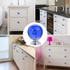 IEIK 10 PCS Crystal Cabinet Knobs Round Glass Bubbles Dresser
