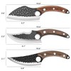 Handmade Forged Kitchen Knife 3 Pcs Professional Chef Knife Set,