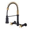 Wall Mount Kitchen Faucet, 8 Inch Center Wall Mount Faucet