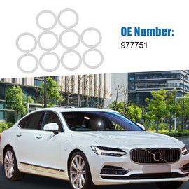 A ABSOPRO Pack of 10 Car Oil Drain Screws Gasket M18 Replacement 977751