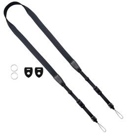 YMTHamaz3 Camera Neck Strap Thin/Binoculars Strap Black