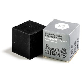 Beauty and the Bees Voodoo Activated Charcoal & Honey Shampoo Bar - MINTY FRESH - with Organic Leatherwood Honey 100% Natural