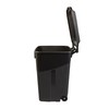 CHBcjq Heavy Duty Wheeled Plastic Garbage Can, 45 Gallon Capacity,