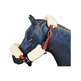 ENGEL GERMANY Sheepskin Nose Band Cover lambskin colour anthracite grey (Nase)