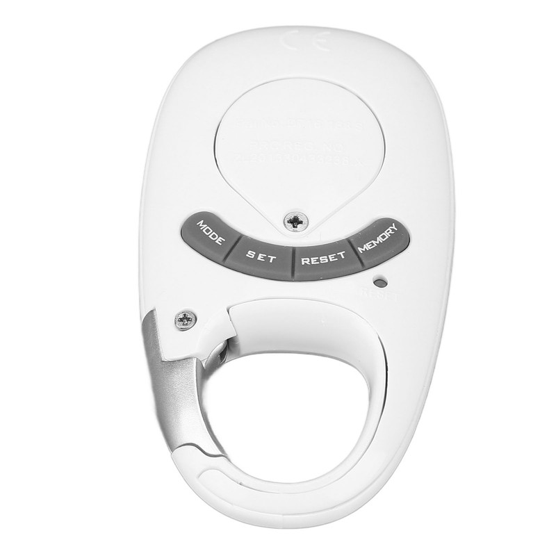 Step Counter Power Saving Mode Clear LCD Display Simple Carabiner
