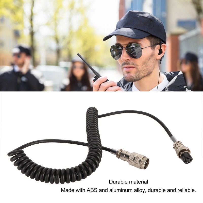 CB Radio Microphone Extension Cable 4 Pin Extension Cord CB4