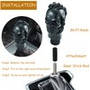 Temzzer Skull Resin Transmission Gear Shifter Lever Knob Heavy Shiny